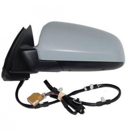 Retroviseur exterieur AUDI A4 11/2004-11/2007 - Electrique - Gauche - Degivrant - Aspherique - Coiffe a peindre - Rabattable éle