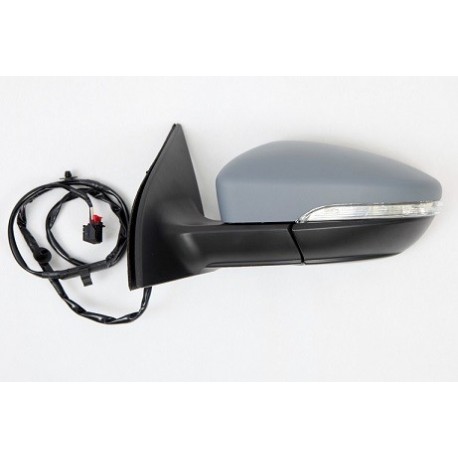 Retroviseur exterieur VOLKSWAGEN SCIROCCO 2009- - Electrique - Clignotant - Coiffe a peindre - Droit - CIPA