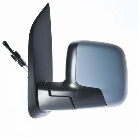 Retroviseur exterieur CITROEN NEMO 10/2008- - Manuel - Droit - Glace Bombee - Coiffe a peindre