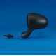 Retroviseur exterieur DAEWOO MATIZ 07/1998-12/2004 - Manuel - Droit - Glace Bombee - Coiffe Noir