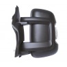Retroviseur exterieur CITROEN JUMPER 06/2006- - Manuel - Gauche - Glace Bombee - Clignotant - Coiffe Noir - Bras Court - Sondes 