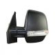 Retroviseur exterieur FIAT DOBLO CARGO 01/2010- - Manuel - Gauche - Glace Bombee - Coiffe Noir - Clignotant